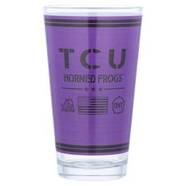 Indigo Falls - TCU Horned Frogs 16oz. OHT Military Appreciation Pint Glass - Multicolor