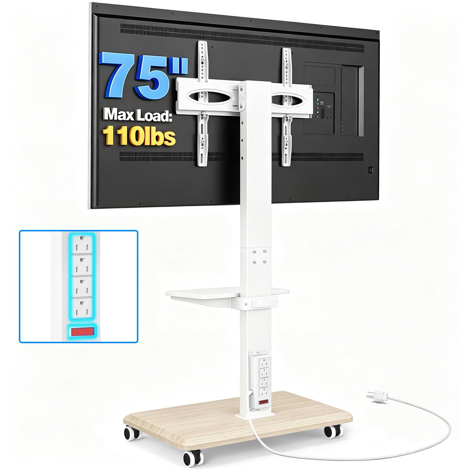 75" Max Load: 110lbs

REFERISER

PEI-3-3-3