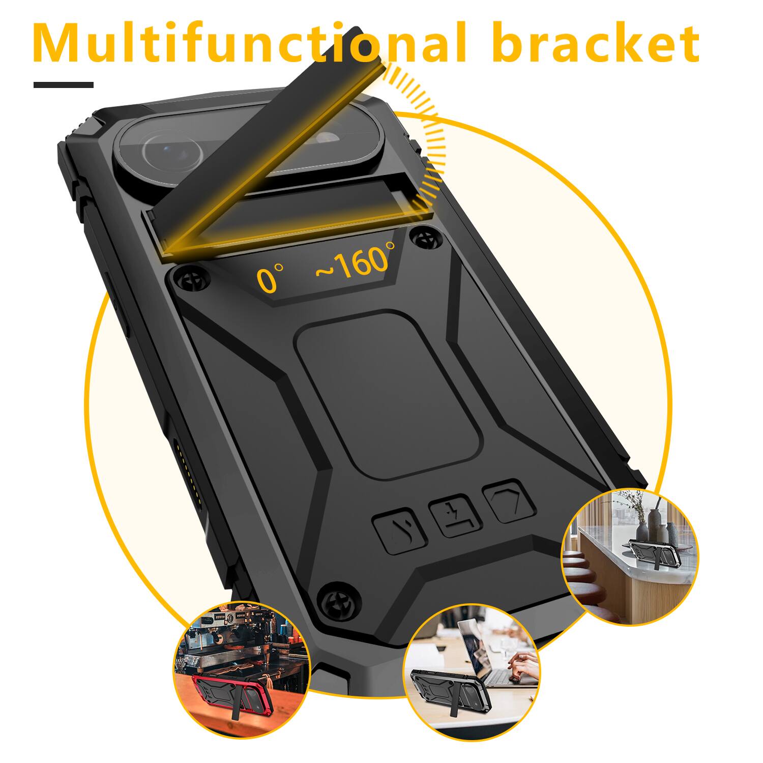 Multifunctional bracket 0° ~160°