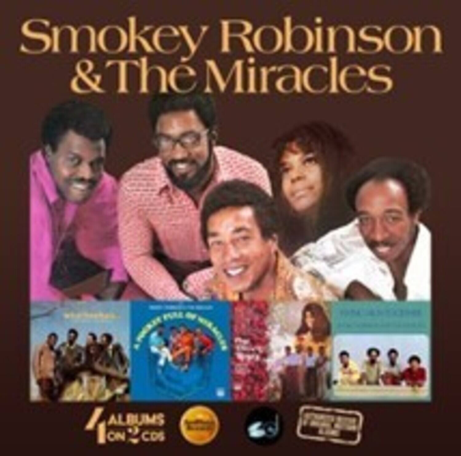 Smokey Robinson & The Miracles  
4 ALBUMS ON 2 CDs