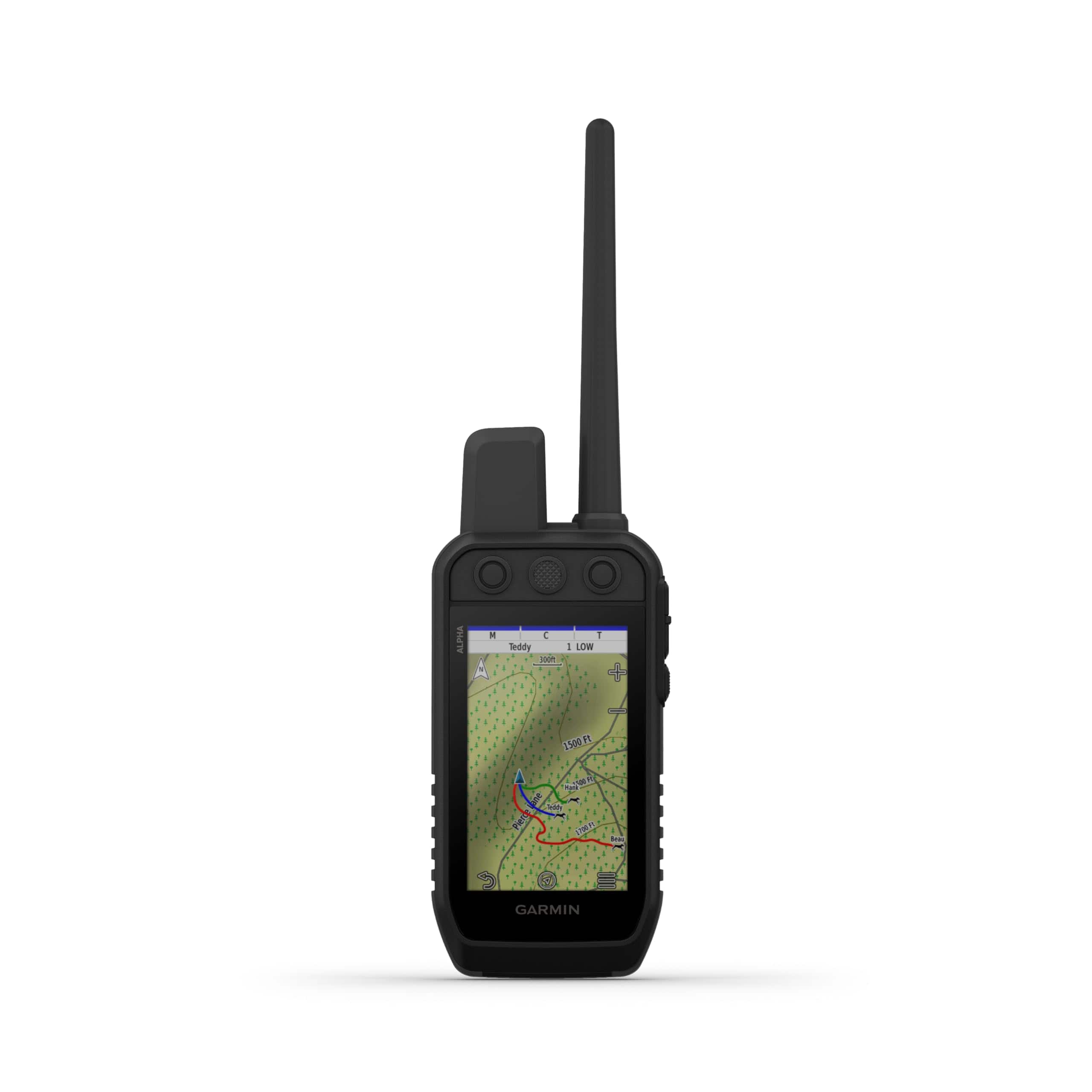 Garmin - Alpha® 200 Plus, Rugged GPS Handheld, Track and Train Up to 20 Dogs, Sunlight Readable 3.5-inch Color Touchscreen - Black