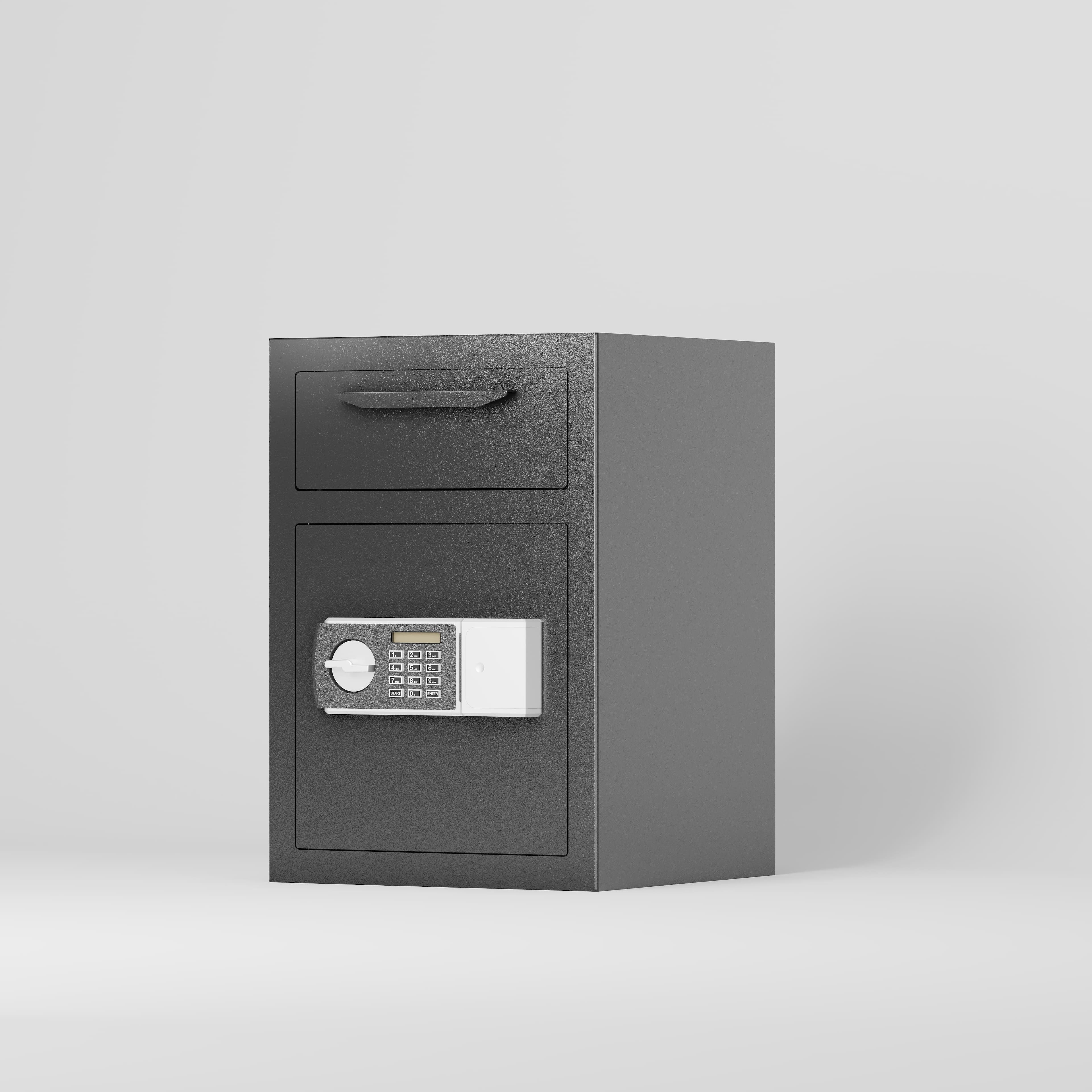 Lycvki - Digital Depository Safe with Electronic Keypad Lock and Front Deposit Slot