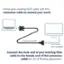 Utilize your existing VGA cable with this extension cable to extend your reach. Connect the male end of your existing VGA cable to the female end of this extension cable for 10' of flexible placement.