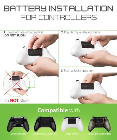 Fosmon For Xbox Controller Charging Station, Dual High Speed Xbox