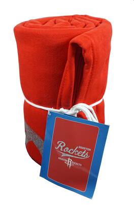 Northwest - Houston Rockets - Distressed Look - Sweatshirt Material Blanket Throw - Multi