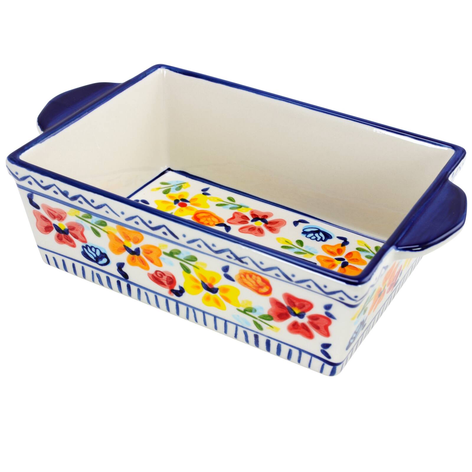 Alt View 7. Gibson - Gibson Luxembourg 10.5 inch Pie Dish and 10 inch Bakeware set in stoneware - Dark Blue.