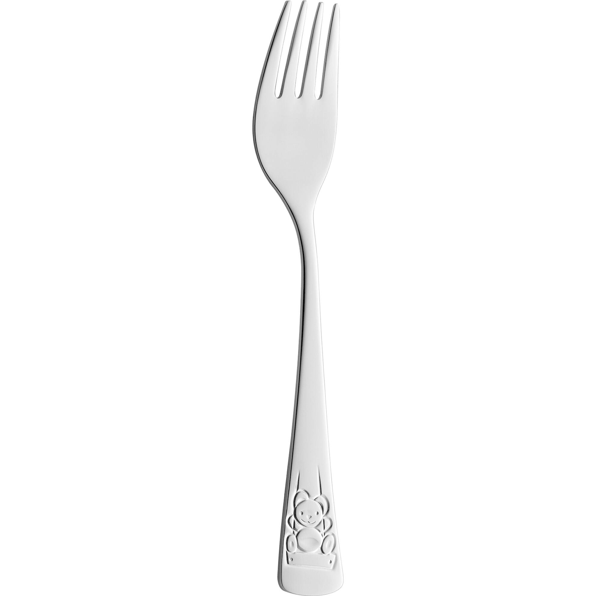 Alt View 1. ZWILLING - ZWILLING TWIN Kids Teddy 4-pc 18/10 Stainless Steel Flatware Set - Stainless Steel.