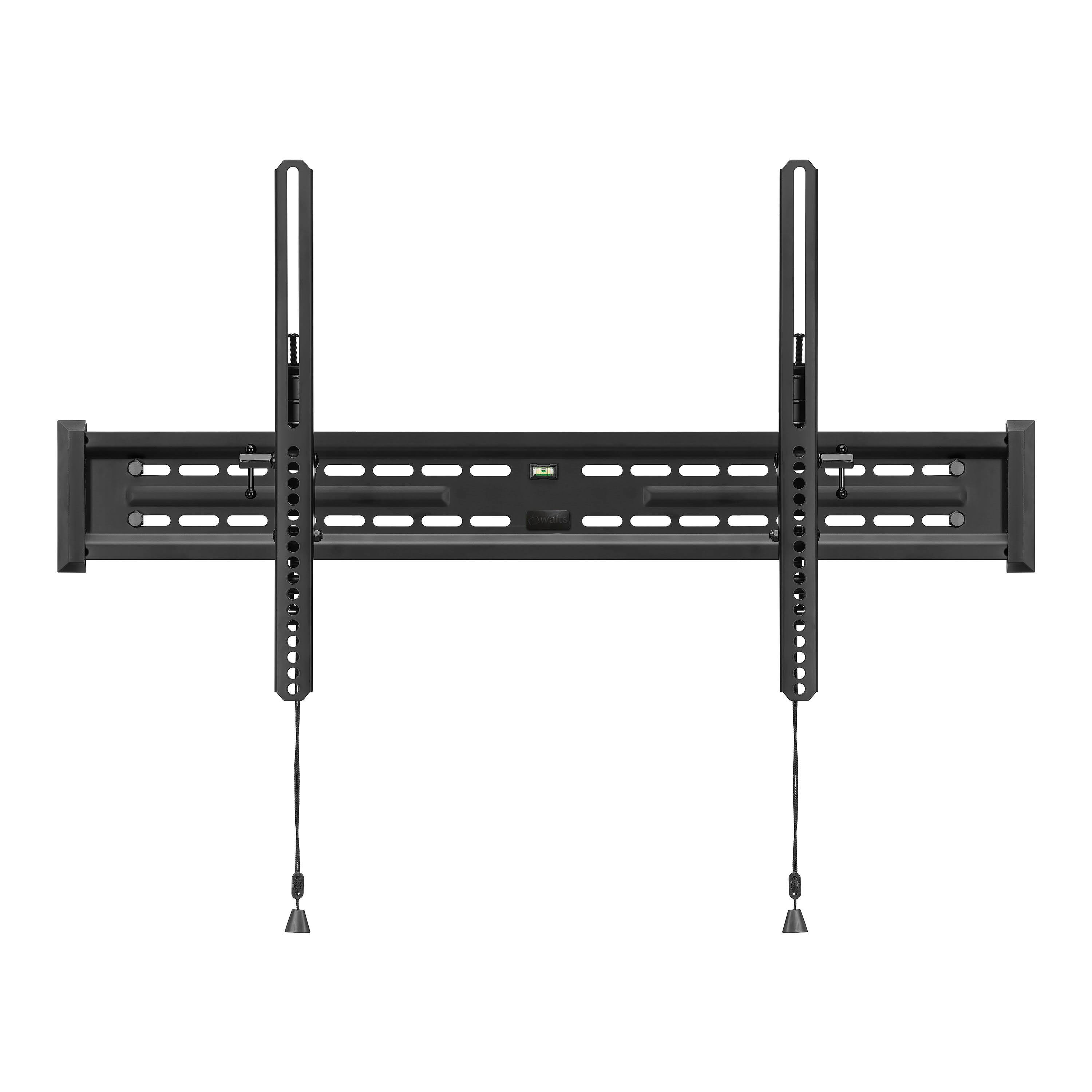 Back. Samsung - Samsung QN43QN70HAF 43" Smart TV with a Walts TILT-MOUNT-43-90 Mount and a Amber 3-OUTLET-SURGE Surge Protector (2026) - Black.