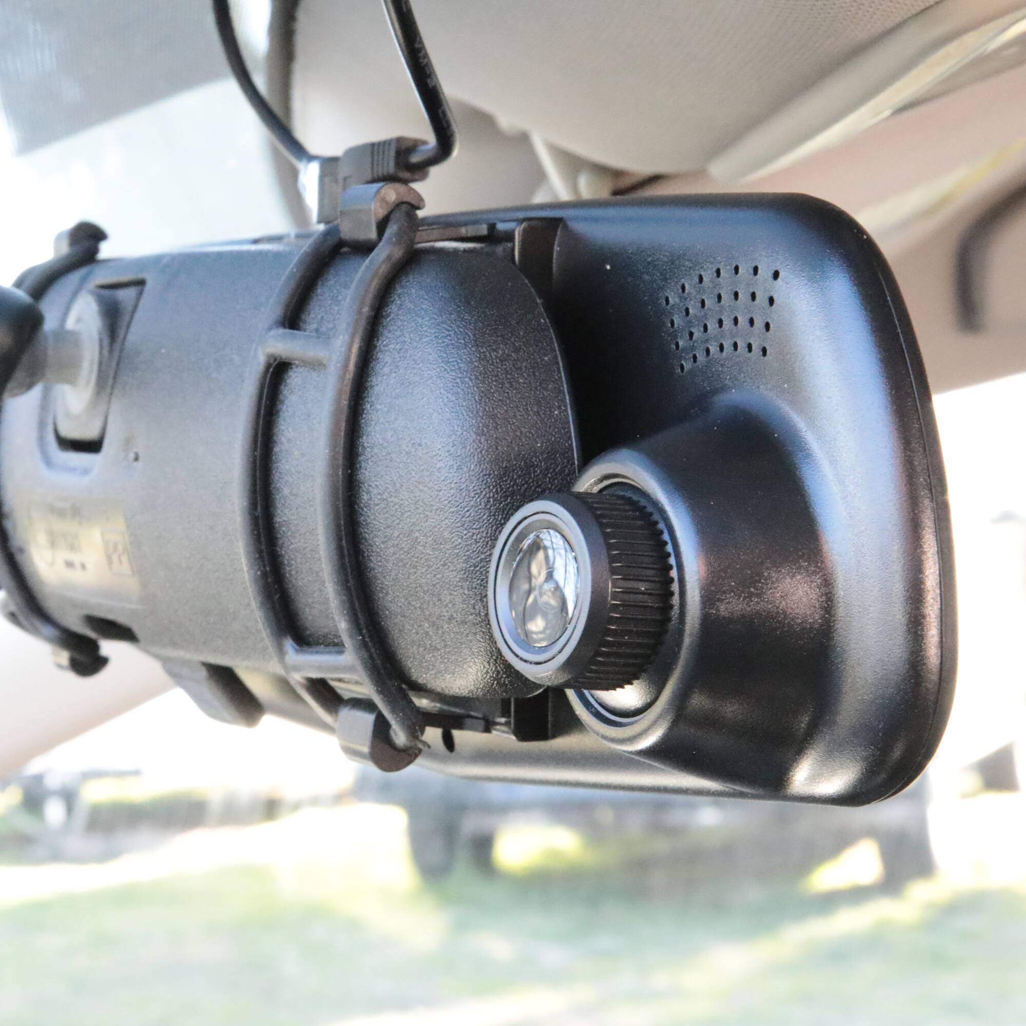 Alt View 5. Armor All - Armor All 720P HD Rearview Mirror Dash and Backup Camera, 4.3 Inch LCD Screen, New Universal design - Black.