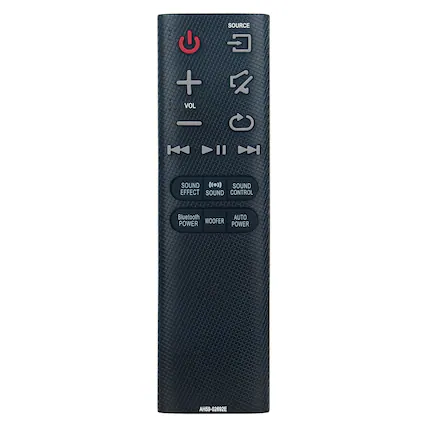 SOURCE
VOL
SOUND EFFECT
SOUND CONTROL
Bluetooth POWER
WOOFER
AUTO POWER
AH59-02692E