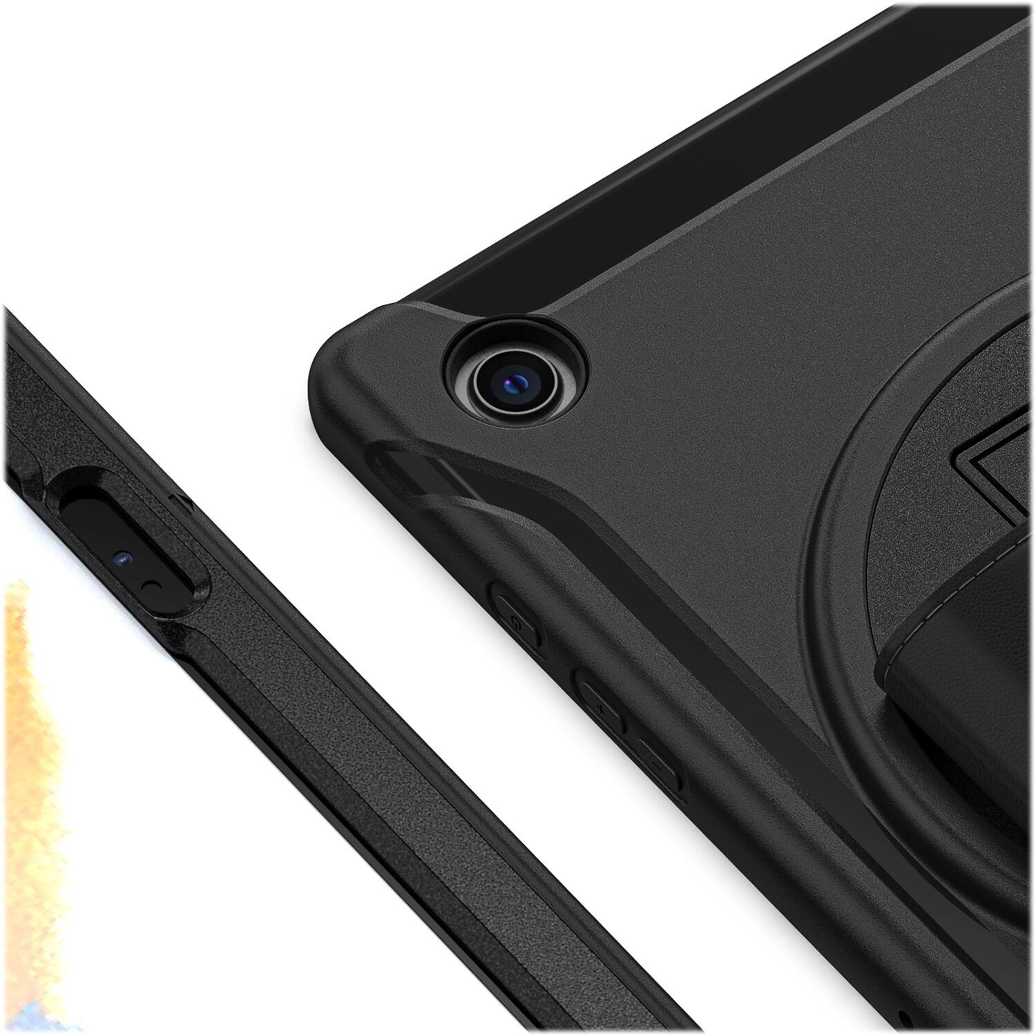 Alt View 13. SaharaCase - PROTECTION Hand Strap Series Case for Samsung Galaxy Tab A8 - Black.