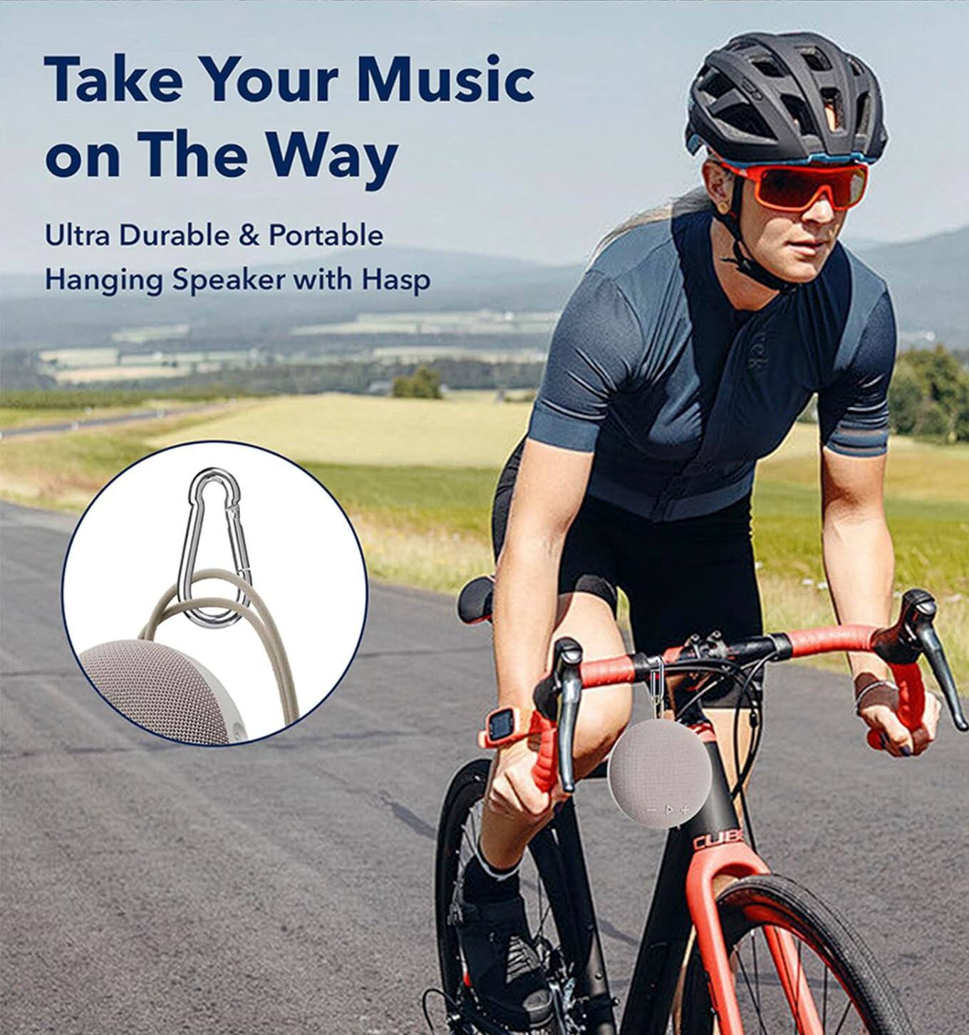 Take Your Music on The Way

Ultra Durable & Portable Hanging Speaker with Hasp