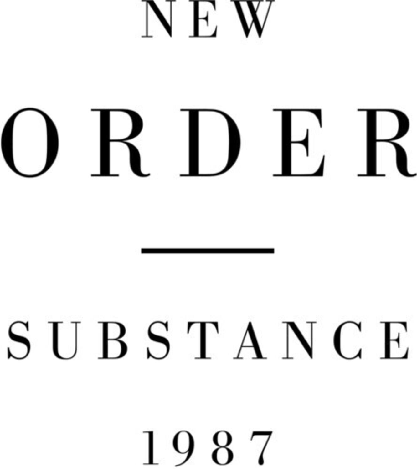 NEW ORDER SUBSTANCE 1987