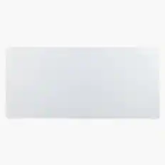 Front. Arozzi - XL Zona Mouse Pad - Pure White - White.