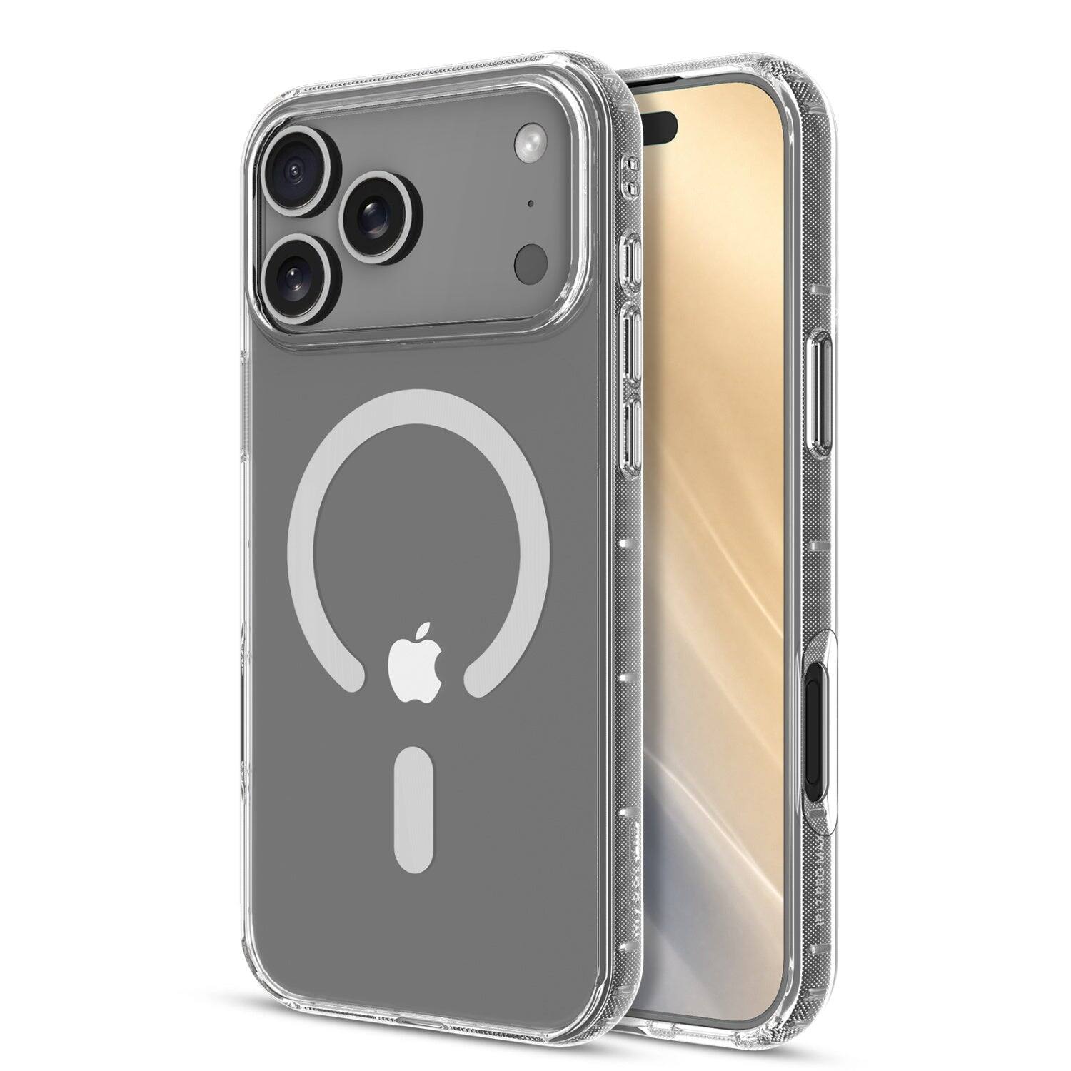 Front. Mybat Pro - MyBat Pro Savvy Series MagSafe Case for Apple iPhone 18 Pro Max / 17 Pro Max - Clear.