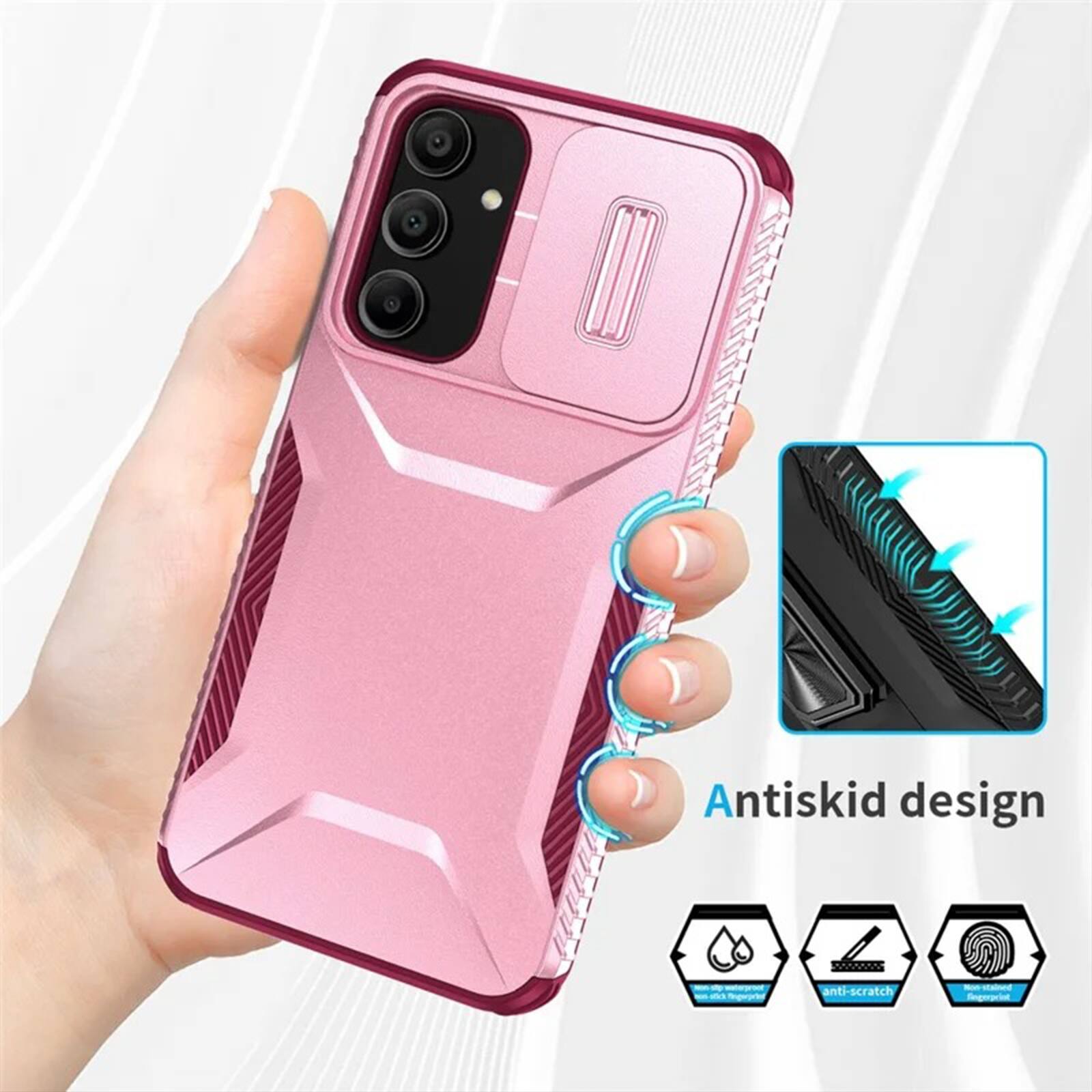 Antiskid design

100% NON adidas

anti-scratch

Non-stained fingerprint