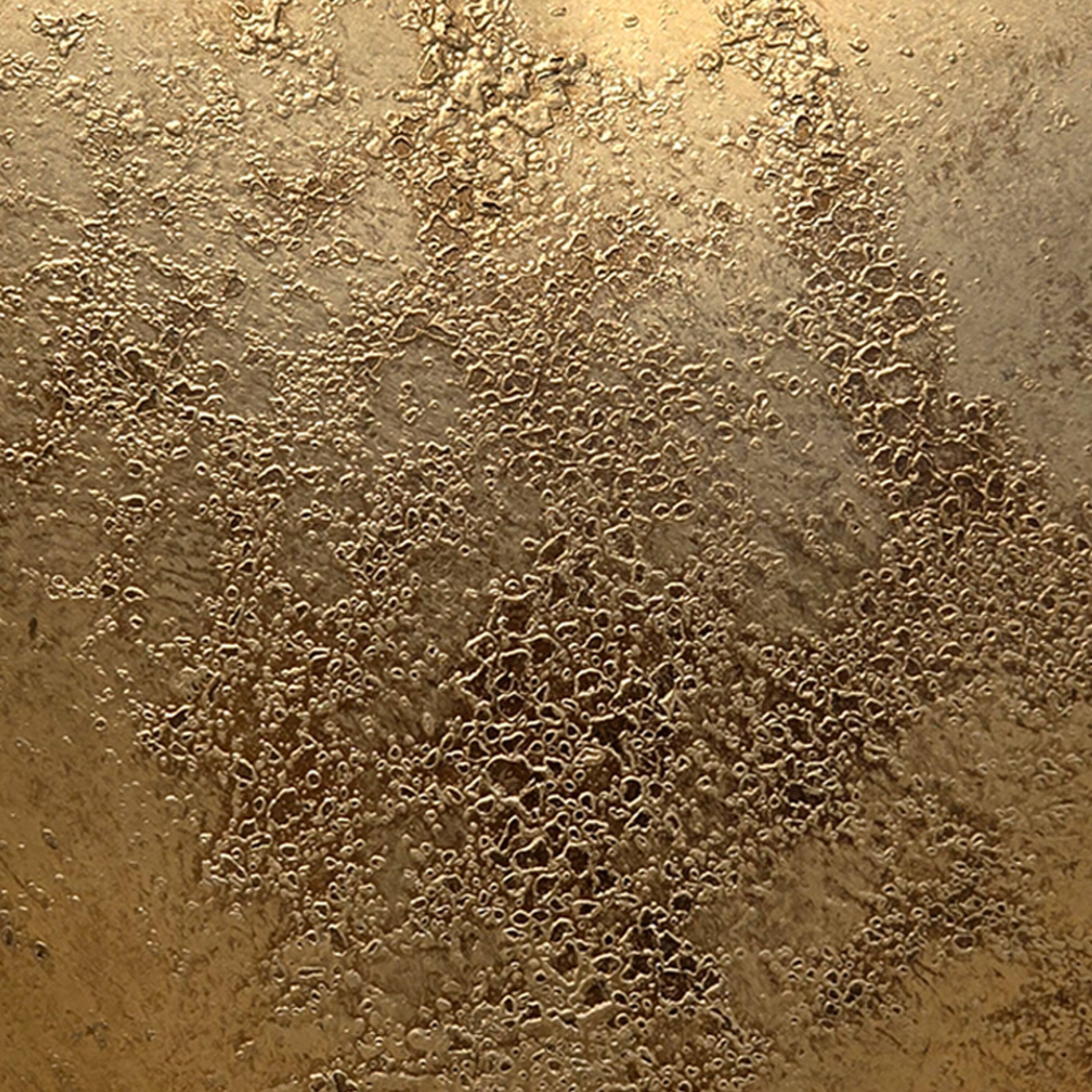 Alt View 4. Manhattan Lane - Myri Decorative Metal Heart Wall Decor Set of 3, Antique Gold Iron with Jute Hanging Rope, 12, 9.5, 7 Inches - Gold.