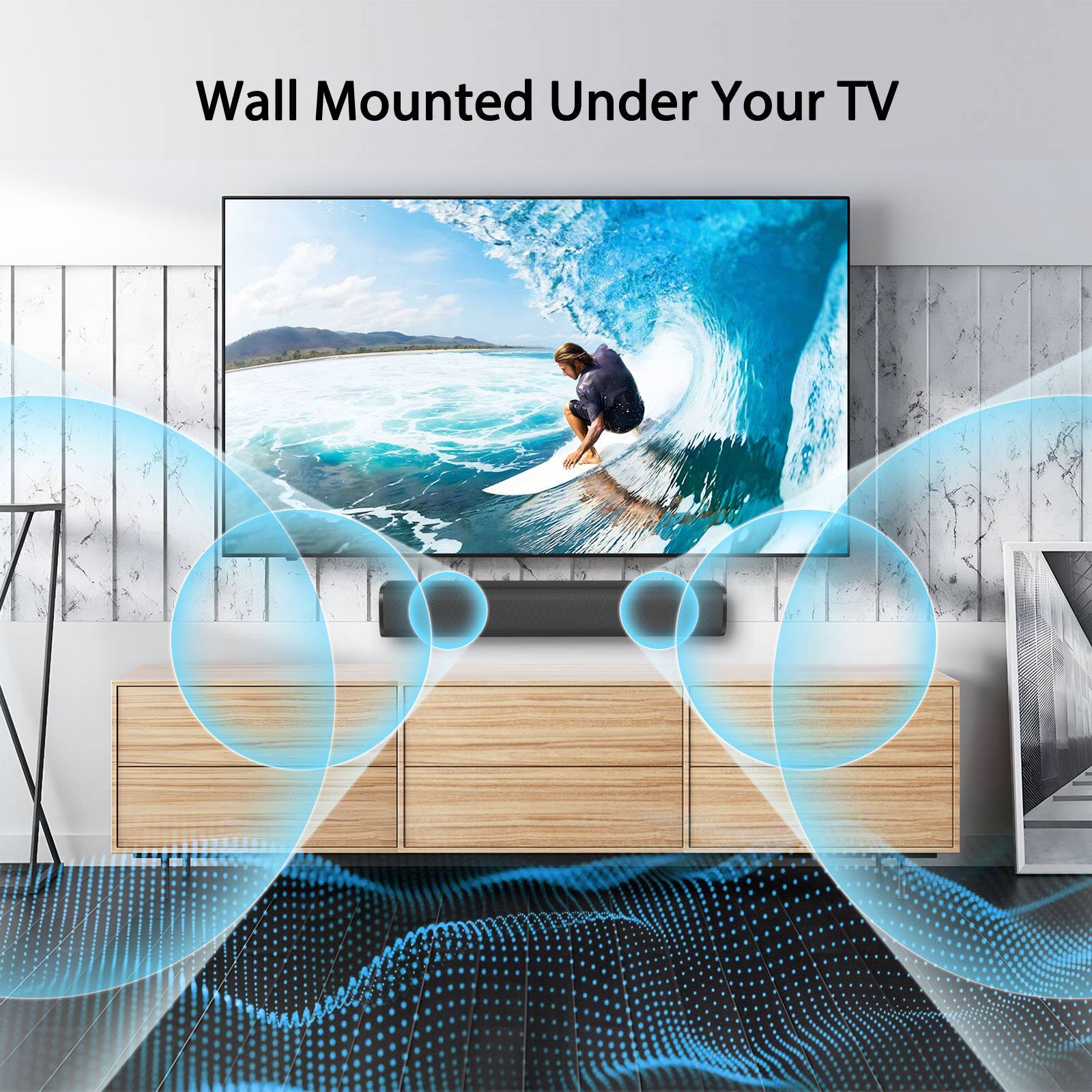 Wall Mounted Under Your TV