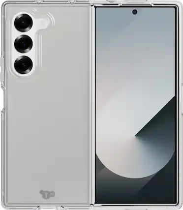 Front. Tech21 - Tech21 Evo Clear Case Samsung Galaxy Z Fold6 - Clear - Clear.