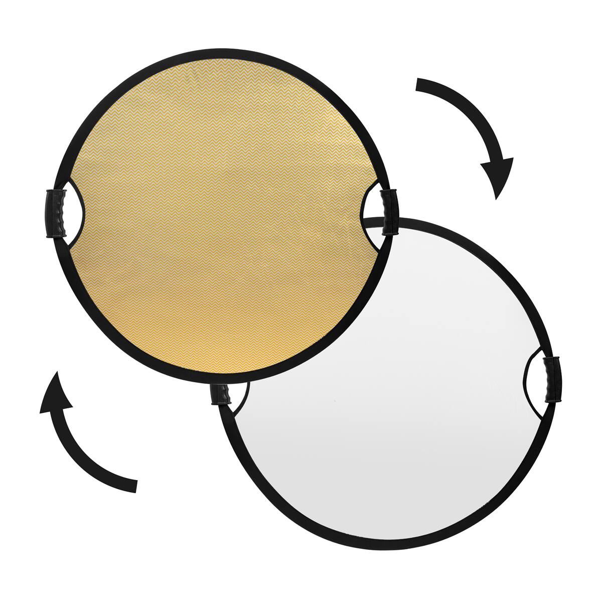 "Glow - Circular Collapsible Reflector with Handles (32"", Wave Gold/White)" price history on PriceWatchPro