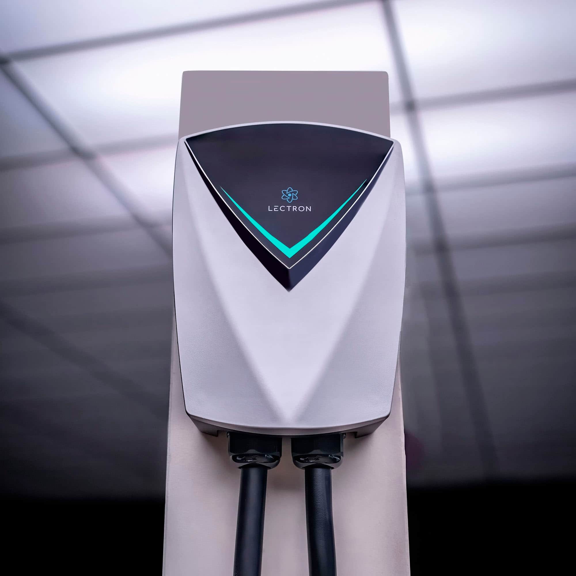 Alt View 11. Lectron - Tesla Level 2 NEMA-1450 V-Box Pro App & Wi-Fi Compatible Electric Vehicle (EV) Charging Station-up to 48A- 16' - White.