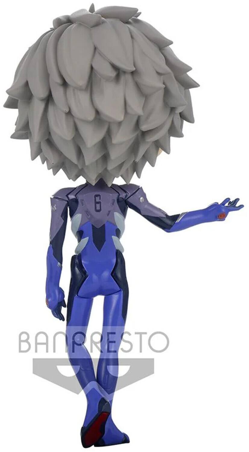 Alt View 2. PopMarket - BanPresto - Evangelion Theatrical - Q posket - Kaworu Nagisa Plugsuit Version B Statue   - Collectibles - Multicolor.