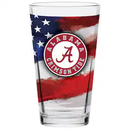 Indigo Falls - Alabama Crimson Tide 16oz. Americana Pint Glass - Multicolor