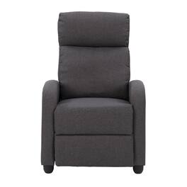CorLiving - Oren Fabric Recliner - Dark Gray