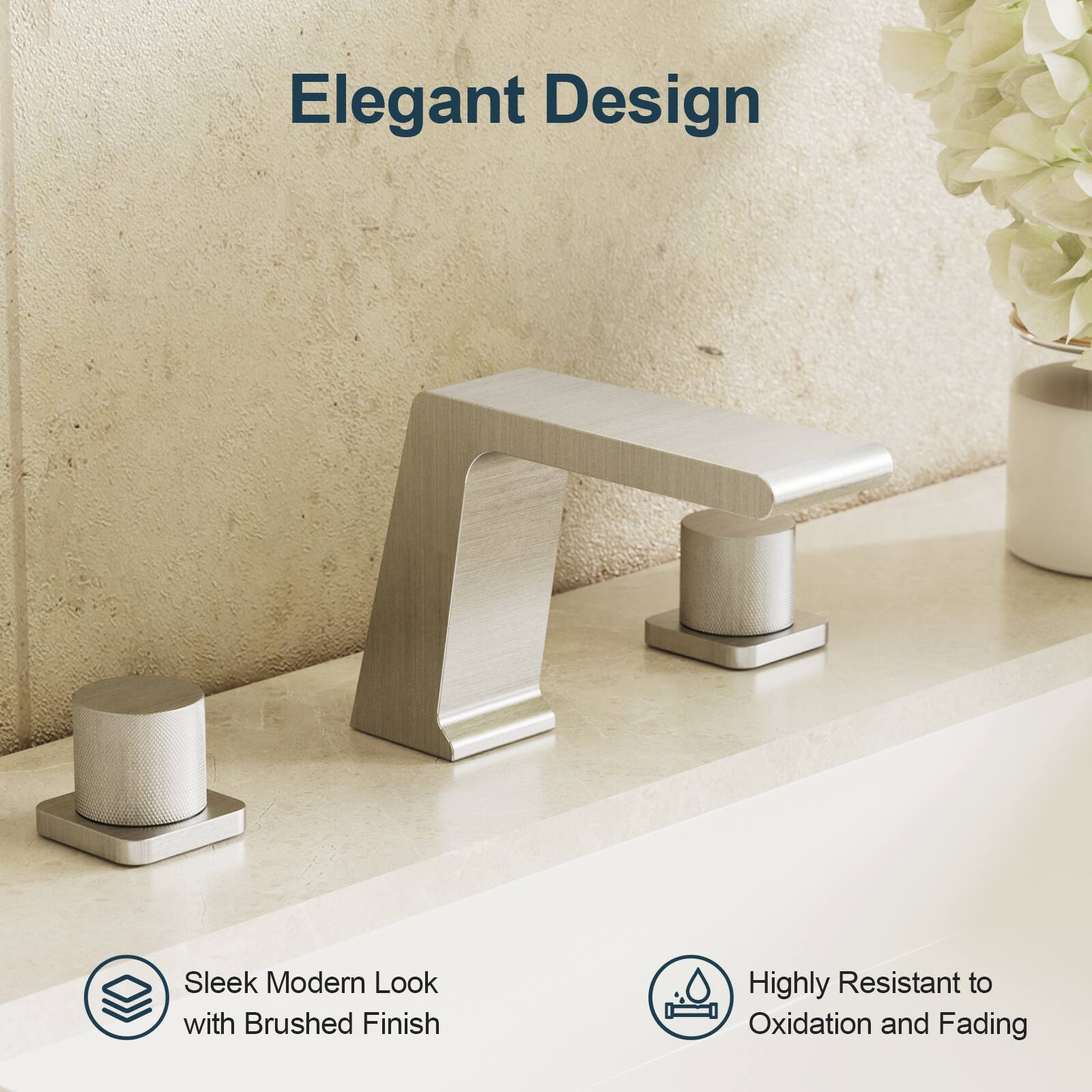 Elegant Design

Sleek Modern Look with Brushed Finish

Highly Resistant to Oxidation and Fading