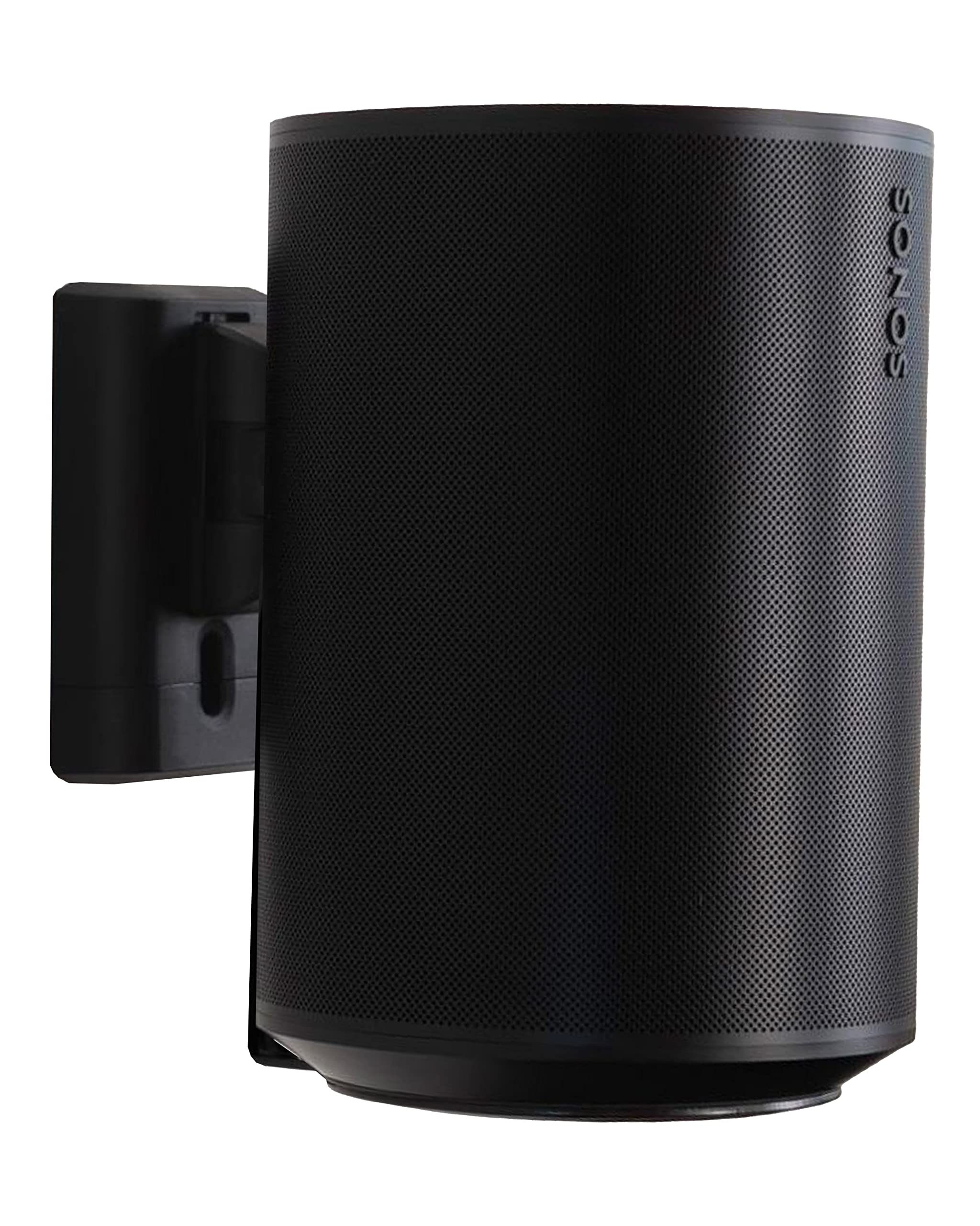 Alt View 2. Sanus - Sanus Adjustable Speaker Wall Mount for Sonos Era 100 - Each (Black) - Black.
