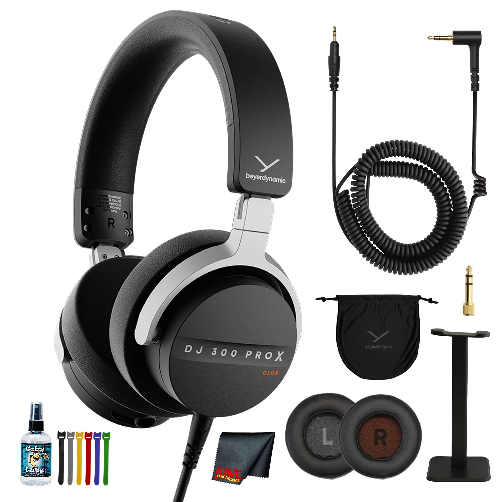 Bundle - Beyerdynamic - DJ 300 Pro X Club Professional DJ Headphones Foldable Silver () price history on PriceWatchPro