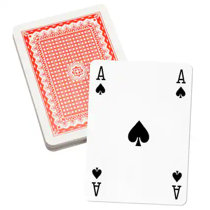 Front. GSE Games & Sports Expert - 8" x 11" Super Jumbo Playing Cards, Giant Playing Cards, Extra Large Card Game for Kids & Seniors.