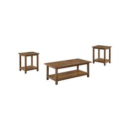 Coaster Co. of America - Payne 3-piece Coffee and End Table Set Distressed - Brown