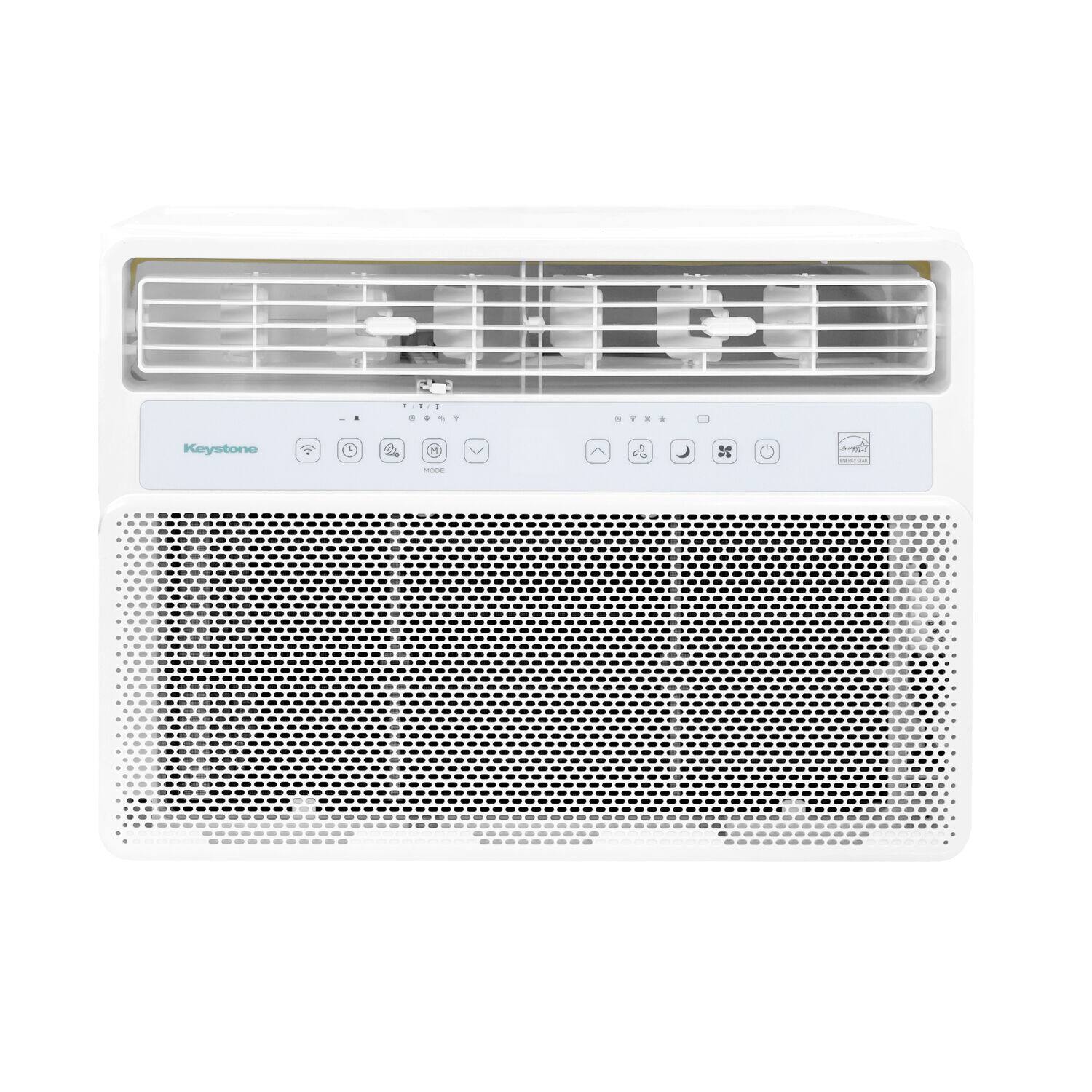 Keystone - 10,000 BTU 450 Sq. Ft Window Mounted Inverter Air Conditioner with Remote Control - White