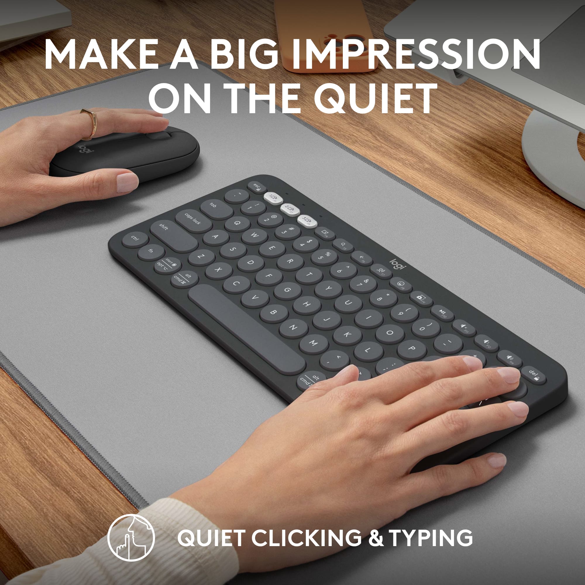 MAKE A BIG IMPRESSION ON THE QUIET: Quiet Clicking & Typing