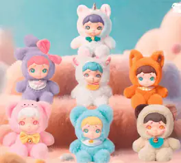 The Loyal Subjects - TOY CITY - LAURA - Cute Pet Dessert Shop Series Plush Blind Box 6pc display - COLLECTIBLES - Multicolor
