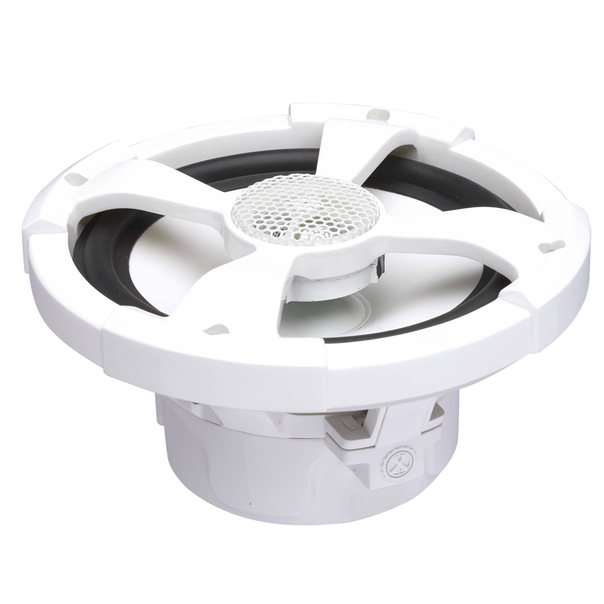 Alt View 1. Powerbass - PowerBass XL-62M - 6.5" Marine Coaxial Speakers with RGB LED - Pair - Black/Gray.