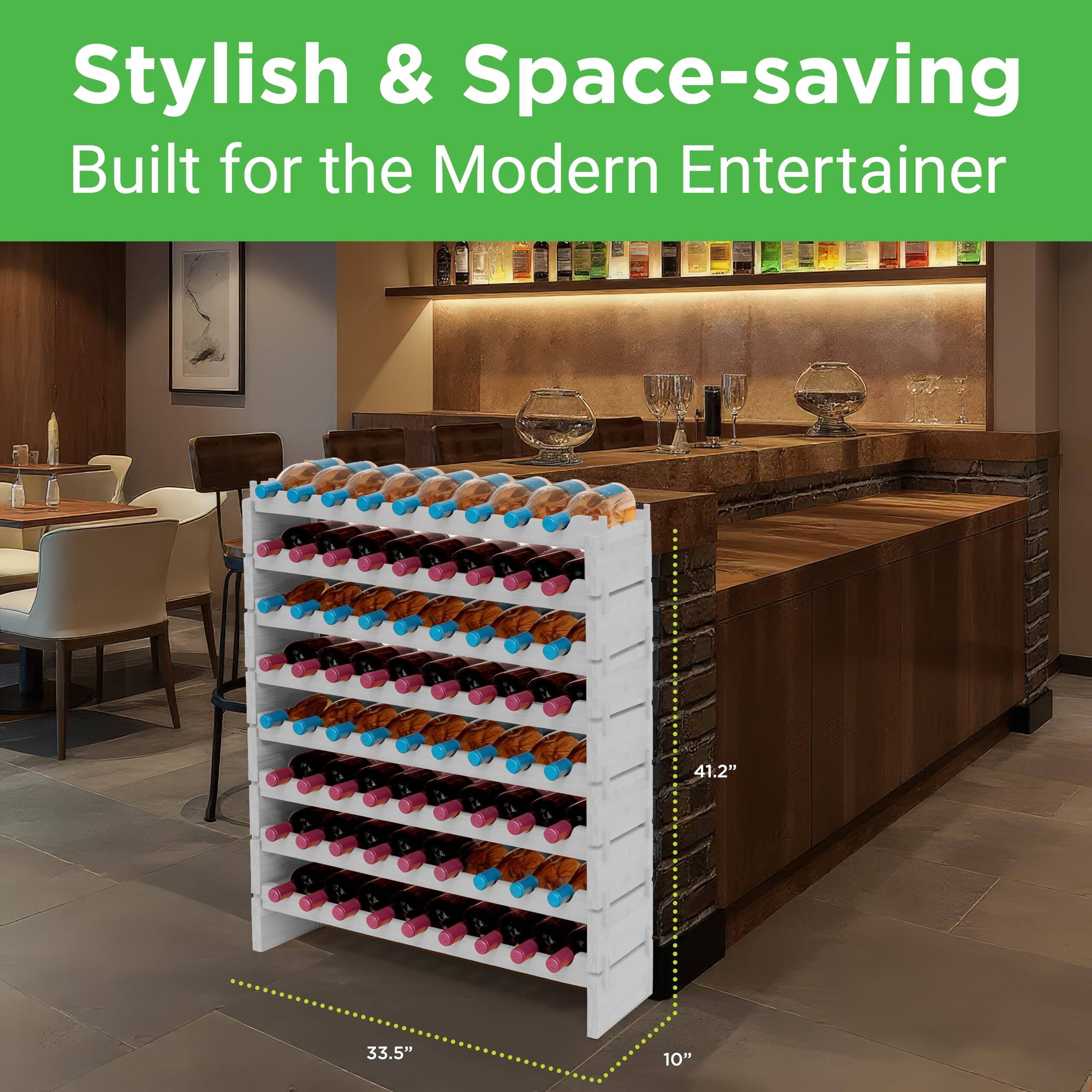 Stylish & Space-saving  
Built for the Modern Entertainer  

41.2"  
33.5"  
10"