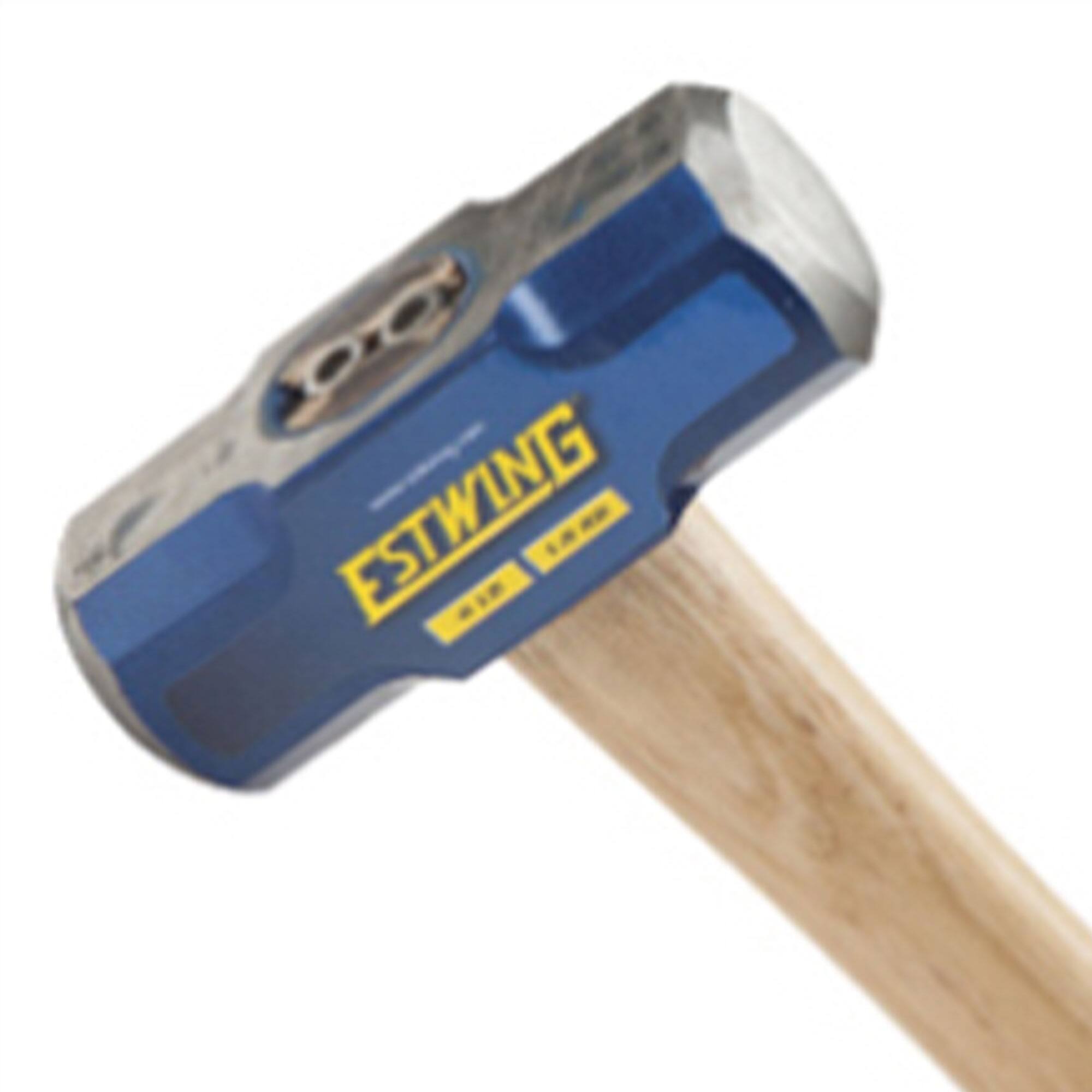 Alt View 4. Estwing - Estwing 4 Pound Head Hard Face Stake Sledge Hammer with 16 Inch Hickory Handle - Blue, Natural.