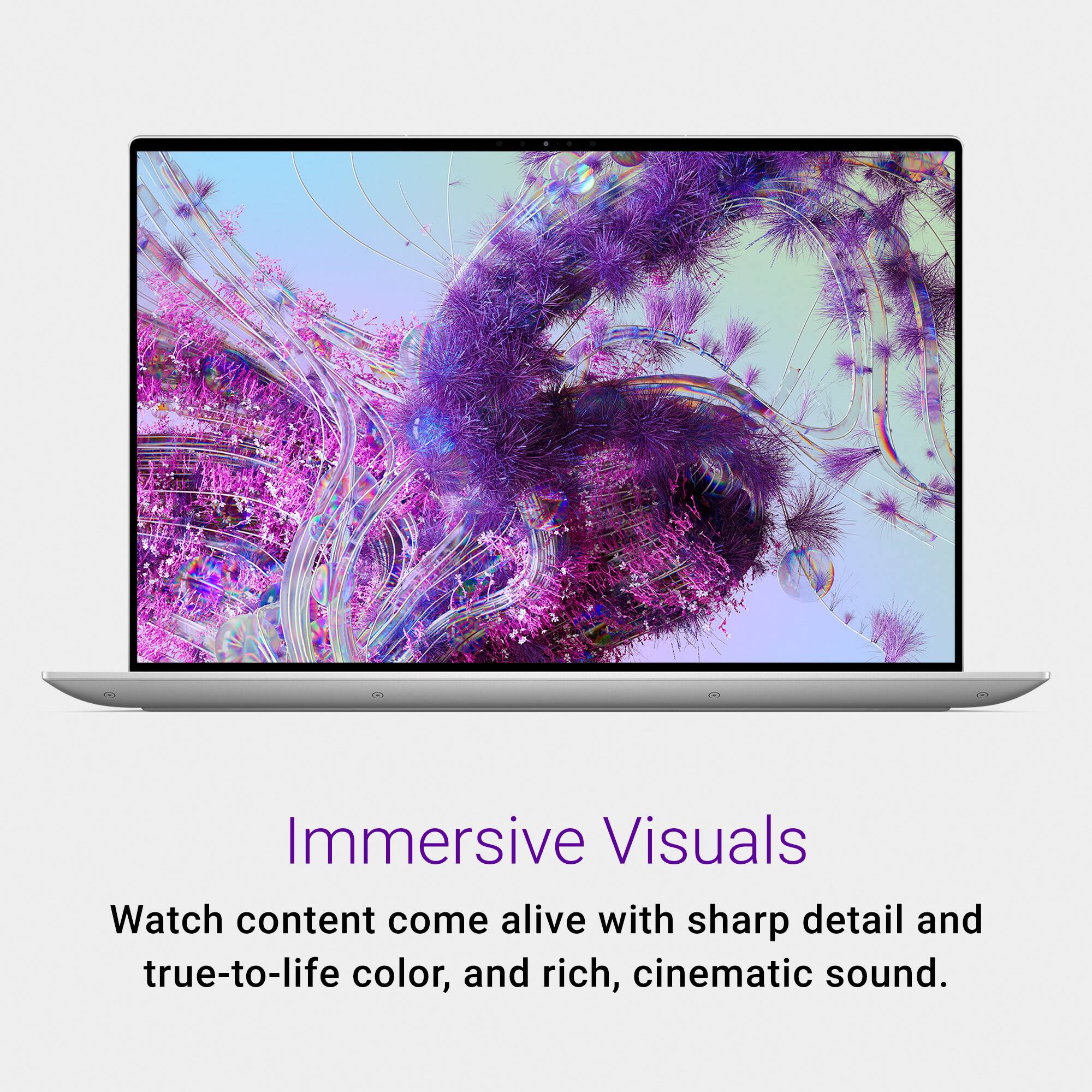 Immersive Visuals: Watch content come alive with sharp detail and true-to-life color, and rich, cinematic sound.