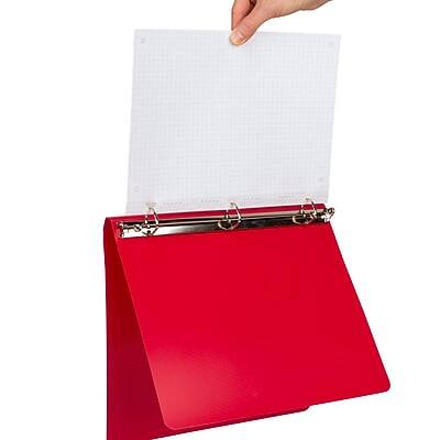 Alt View 2. Five Star - Reinforced Graph Paper, 8.5" x 11", 3-Hole Punched, 80 Sheets/Pack - White.