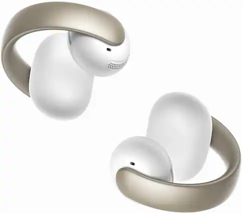 Front. Soundcore - Soundcore - by Anker AeroClip Open-Ear Clip-On Earbud Headphones - Champagne Mist.