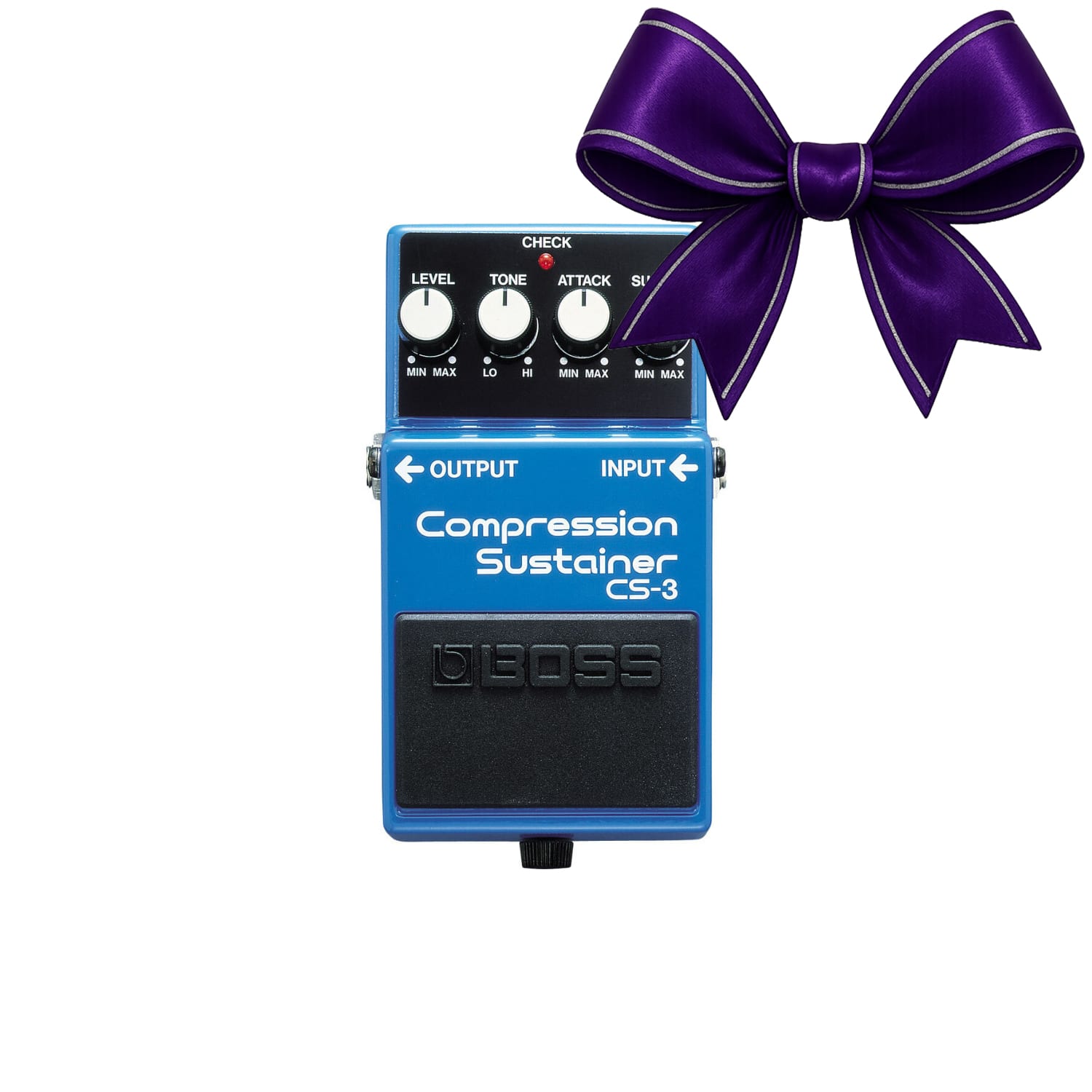 BOSS - CS-3 Level, Tone, Attack, and Sustain Controls Compressor/Sustainer Pedal