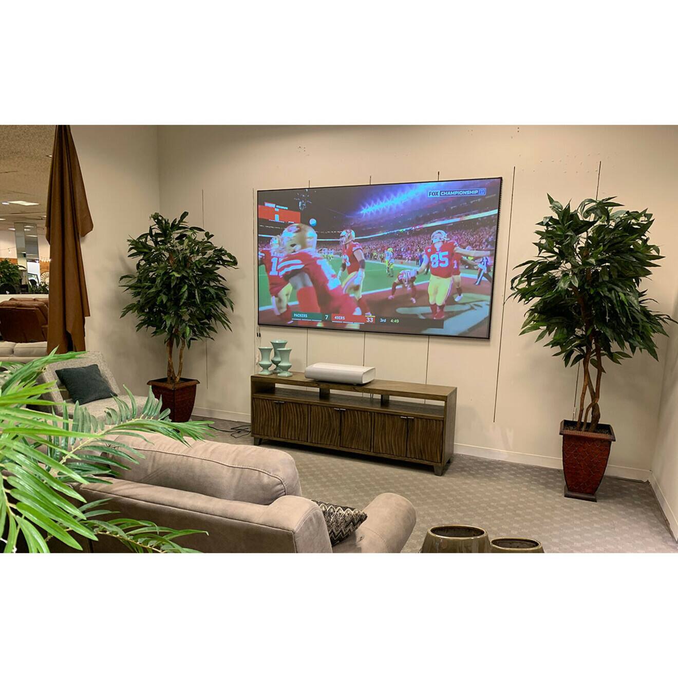 Alt View 40. Elite Screens - Aeon CLR 3 103" Ceiling Mount Projector Screen - Black.