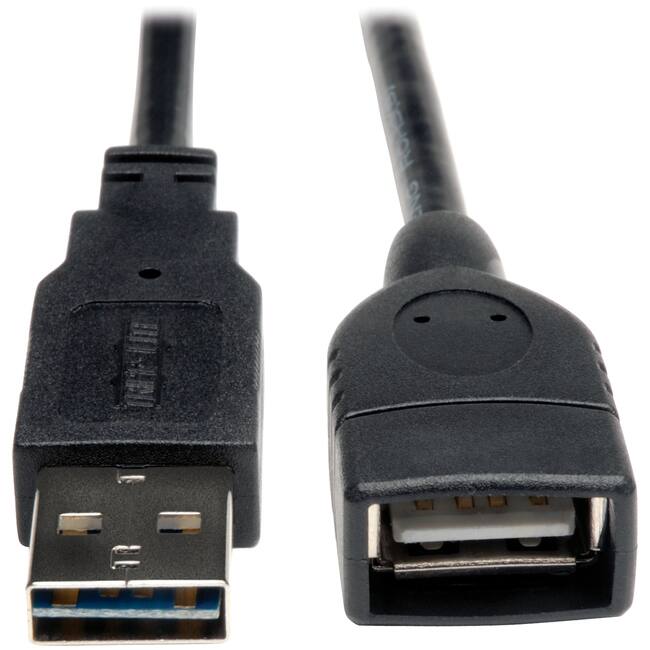 Eaton Tripp Lite Series Universal Reversible USB 2.0 Extension Cable (Reversible A to A M/F), 6 ft. (1.83 m) - Black price history on PriceWatchPro