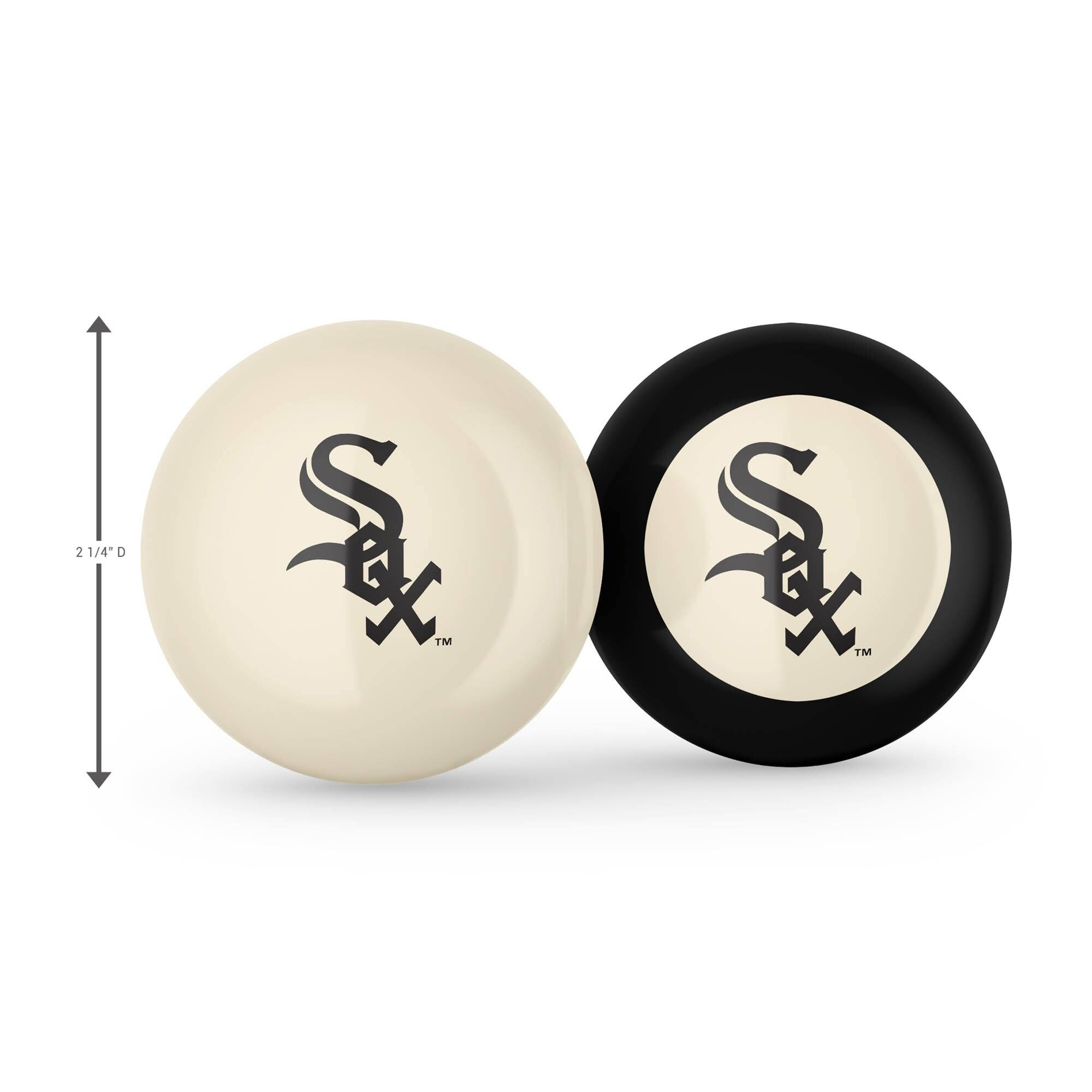 Alt View 1. Imperial - Chicago White Sox Logo Cue Ball & 8 Ball Combo Set - White.