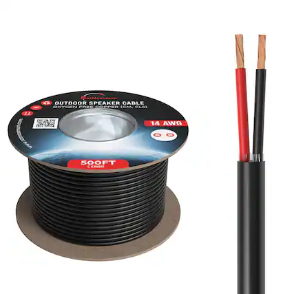 SatMaximum Outdoor Speaker Cable - Oxygen Free Copper (CM, CL3) 14 AWG
500FT
www.satmaximum.com