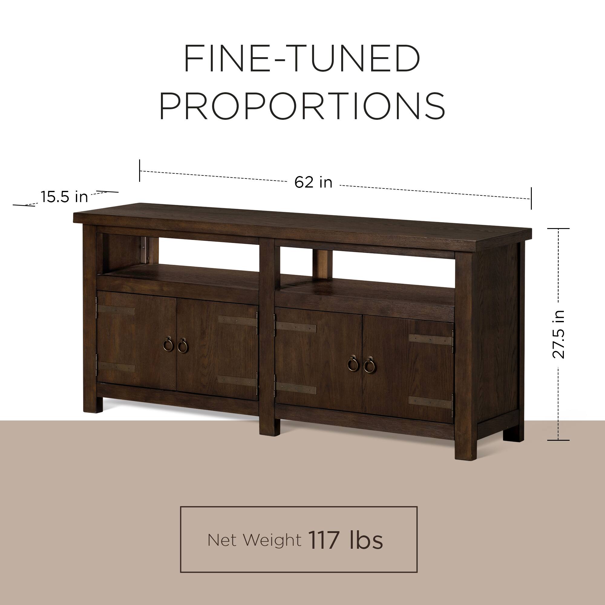 FINE-TUNED PROPORTIONS

15.5 in  
62 in  
27.5 in  

Net Weight 117 lbs