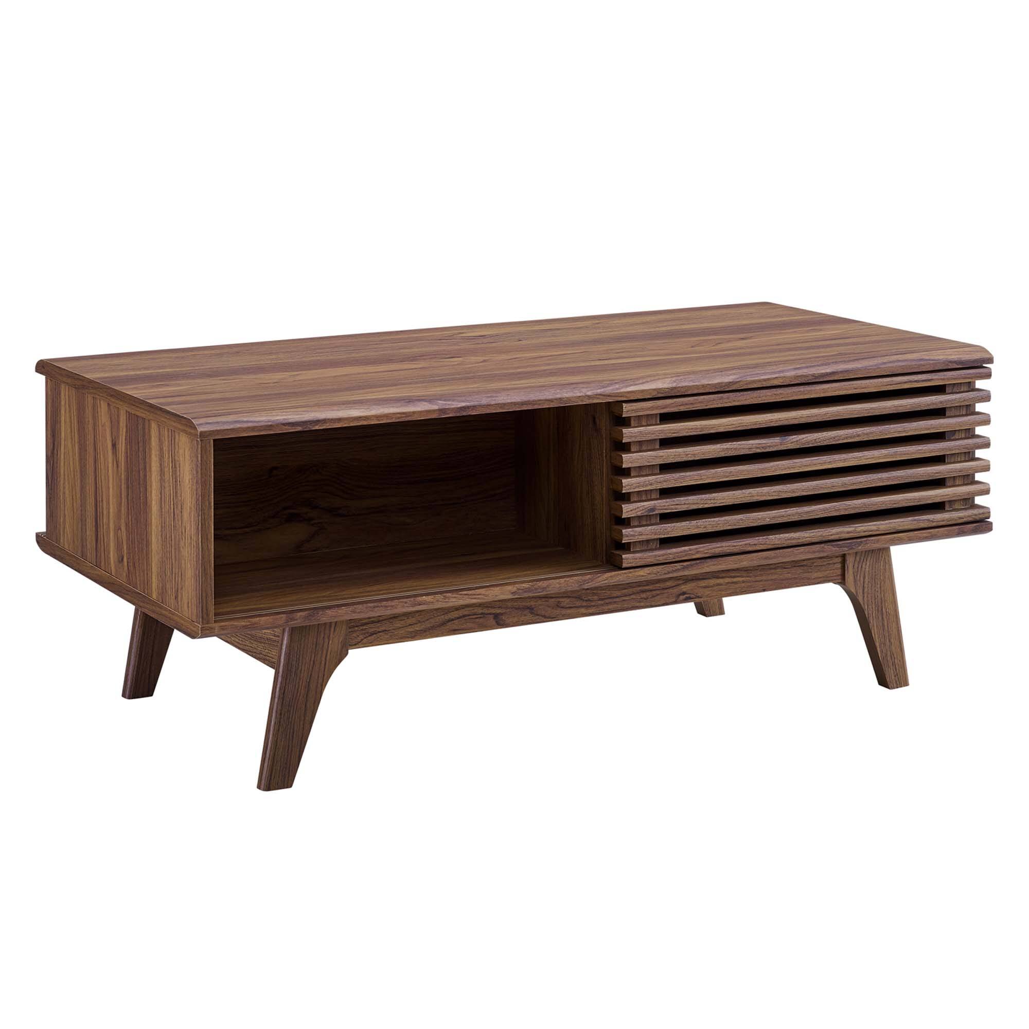 Angle. Modway - Render Coffee Table by Modway - Walnut.