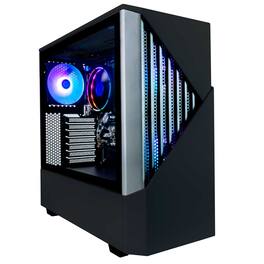 Periphio - Reaper Gaming PC Desktop - AMD Ryzen 7 CPU, Vega 8 Graphics, 32GB RAM, 2TB Storage-WiFi Built-In-Win 11 Gaming - Black
